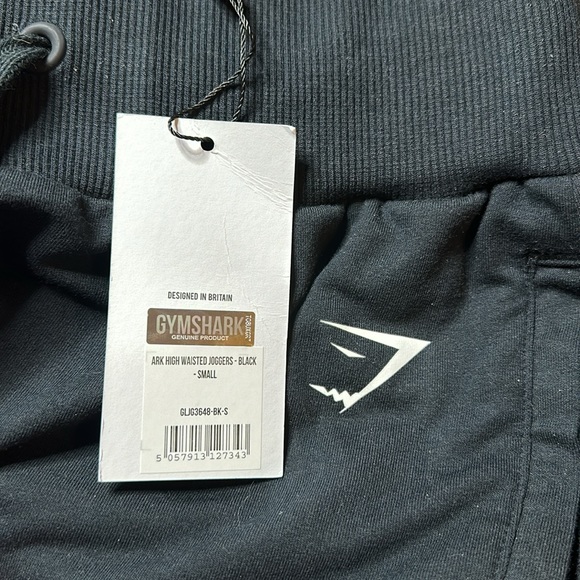 Women’s Gymshark High Waisted Joggers - black - small (NWT) - Picture 2 of 5